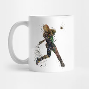 Baseball Boy Batter Watercolor Softball Player Sports Gifts Mug